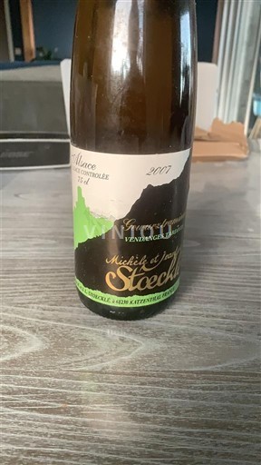 Alsacia Vendanges Tardives Micki et Jean Stoeckle 2007