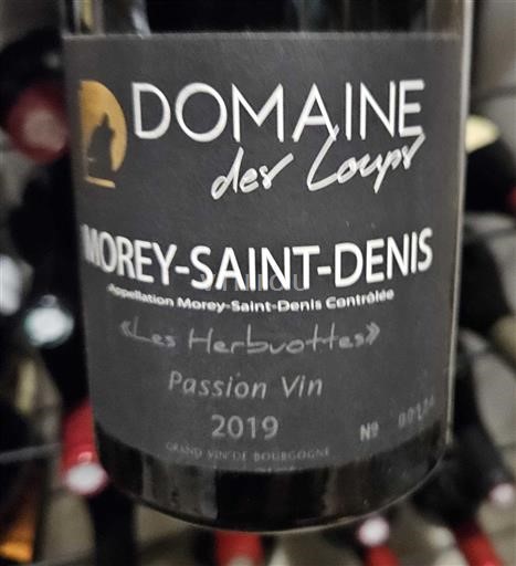 Burgundi Morey-Saint-Denis Domaine Des Loups Les Herbuottes "Passion Vin" 2019