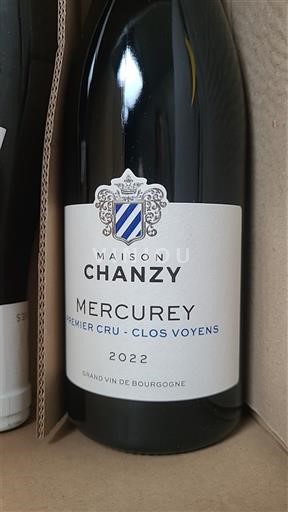 Burgundy Mercurey Premier Cru Maison Chanzy Clos Voyens 2022