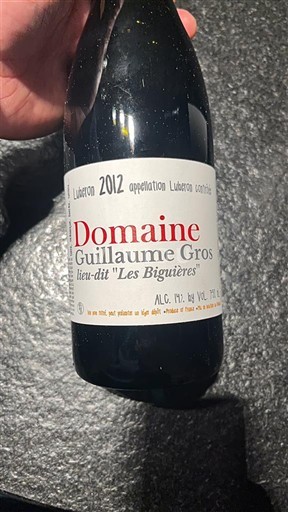 Rhônen laakso Luberon Domaine Guillaume Gros Les Biguières 2012