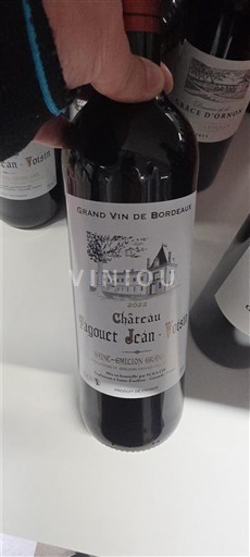 Bordeaux Saint-Émilion Château Lagouet Jean 2022