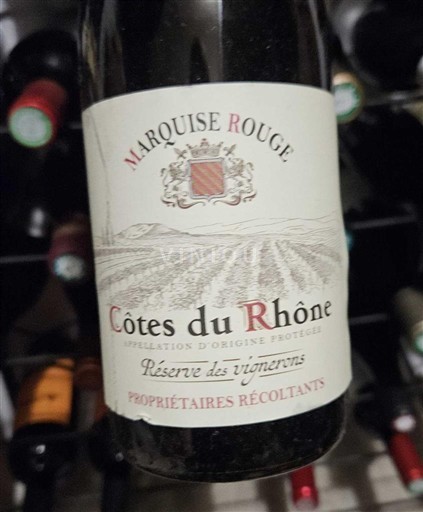 Valle del Rodano Côtes-du-Rhône Marquise Rouge Réserve des Vignerons 2024