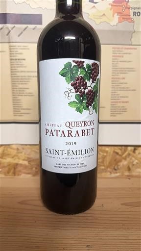 Bordeaux Saint-Émilion Château Queyron Patarabet 2019