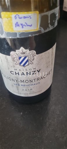 Bourgogne Puligny-montrachet Maison Chanzy Les Reuchaux 2018