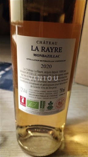 Sudoeste Monbazillac Château La Rayre 2020