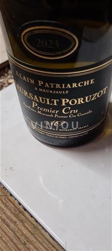 Borgoña Meursault Premier Cru Alain Patriarche Meursault Poruzot 2023