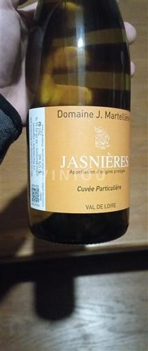 Loiretal Jasnières Domaine J. Martellière Particulière 2024