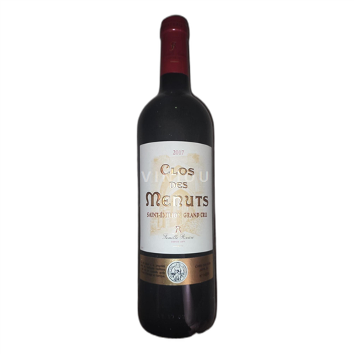 Burdeos Saint-Émilion Gran Cru Clos des Menuts 2017
