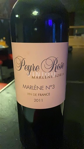 Languedoc Peyre Rose Marlène N°3 2011