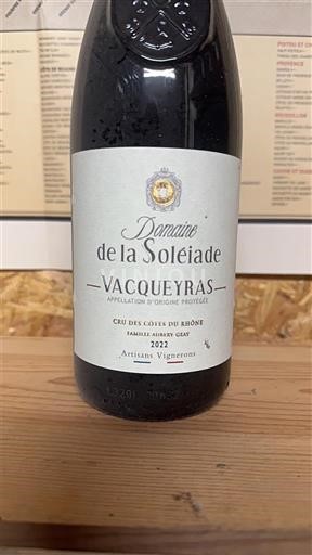 Rhônedalen Vacqueyras Domaine La Soléiade 2022