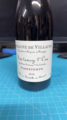 Burgundy Santenay Premier Cru Domaine Villaine Passetemps 2019