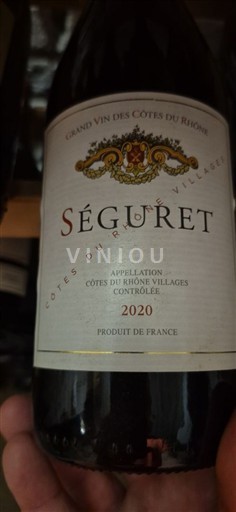 Thung lũng Rhône Không được chỉ định Séguret 2020