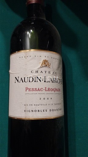 Bordeaux Pessac-Léognan Château Naudin-Larchey 2009