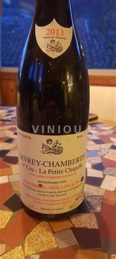 Bourgogne Gevrey-chambertin Premier Cru Jean-Michel Guillon & Fils 1er Cru - La Petite Chapelle 2013