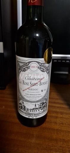 Bordeaux Médoc Château La Rose Saint-Bonnet 2013