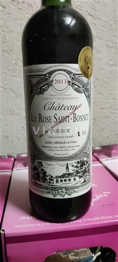 Bordeaux Médoc Château La Rose Saint-Bonnet 2013