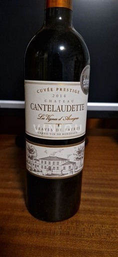 Bordeaux Graves-de-Vayres Château Cantelaudette Prestige 2014