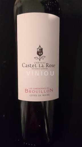Burdeos Côtes-de-bourg Château Castel La Rose Les Gardiennes du Brouillon 2020