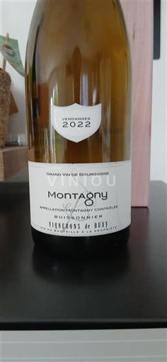 Bourgogne Montagny Premier Cru Vignerons de Buxy 2022