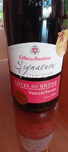Valle del Rodano Côtes-du-Rhône Cellier des Dauphins Signature Vieilles Vignes 2024