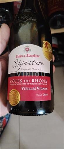 Рона долина Кот дю Рон Cellier des Dauphins Signature Vieilles Vignes 2024