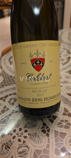 Alsace Määrittelemätön Grand Cru Domaine Zind Humbrecht Goldert 2015
