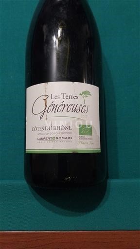 Valle del Rodano Côtes-du-Rhône Laurent Romain Les Terres Généreuses 2017