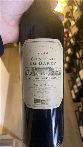 Bordeaux Saint-Émilion Grand Cru Château Barry 2022