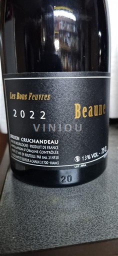 Bourgondië Beaune Julien Cruchandeau Les Bons Feuvres 2022