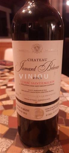 Bordeaux Lussac-Saint-Émilion Château Jamard Bellevue 2012