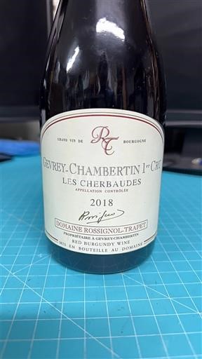 Bourgondië Gevrey-Chambertin Premier Cru Domaine Rossignol-Trapet Les Cherbaudes 2018