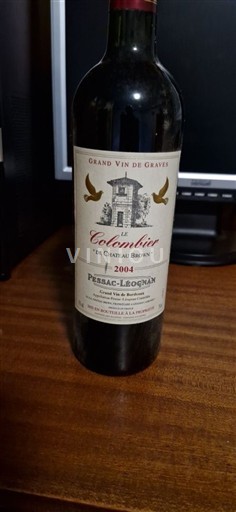 Bordeaux Pessac-Léognan Château Brown Le Colombier 2004