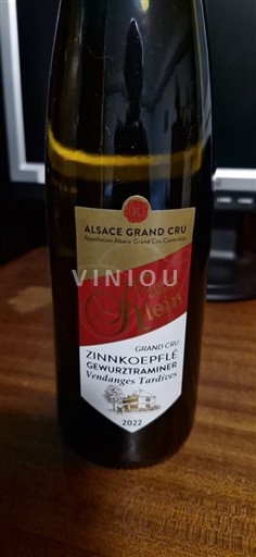 Alsazia Non specificato Grand Cru Hein Zinnkoepflé Gewurztraminer Vendanges Tardives 2022