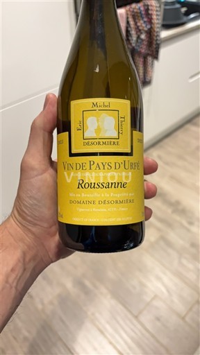 Thung lũng sông Loire Urfé Domaine Désormière Roussanne 2023