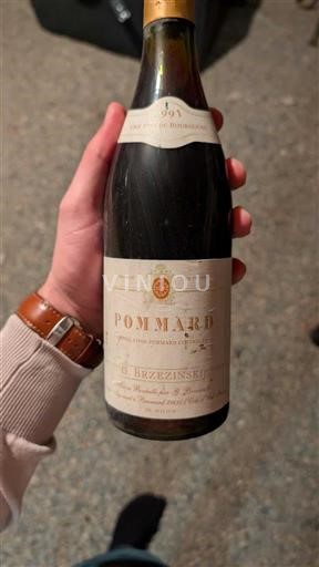 Borgoña Pommard J. Brzezinski 1991