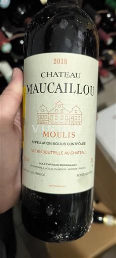 Bordeaux Moulis-en-Médoc Château Maucaillou 2018