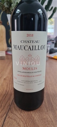 Bordeaux Moulis-en-Médoc Château Maucaillou 2018