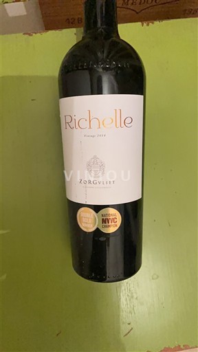 Pobrežní oblast Stellenbosch Zorgvliet Richelle 2014