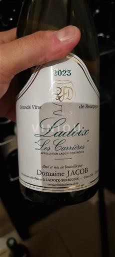 Bourgogne Ladoix Domaine Jacob Les Carrières 2023
