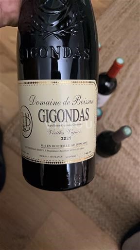 Rhônen laakso Gigondas Domaine Boissan Vieilles Vignes 2021