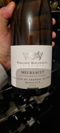 Burgundsko Meursault Philippe Bouzereau Vieux Clos du Château de Citeaux Monopole 2023