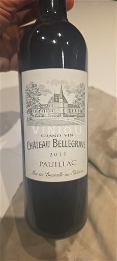 Bordeaux Pauillac Château Bellegrave Grand Vin 2015