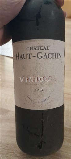 Bordeaux Médoc Château Haut-Gachin 2013