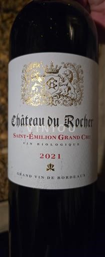 Bordéus Saint-Émilion Grand Cru Grand Cru Château Rocher 2021