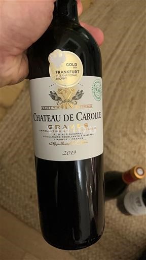 Bordeaux Graves Château Carolle 2019