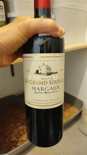 Bordeaux Margaux Château Grand Soussans 2022