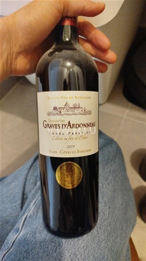 Bordeaux Blaye-Côtes-de-Bordeaux Domaine Des Graves Ardonneau Prestige 2021