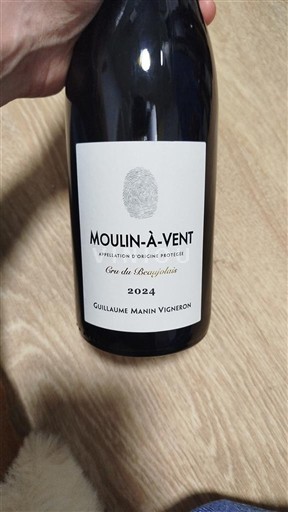 Beaujolais Moulin-à-vent Guillaume Manin Vigneron des Beaujeudins 2024