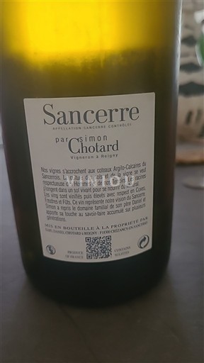 Valle del Loira Sancerre Simon Chotard 2017
