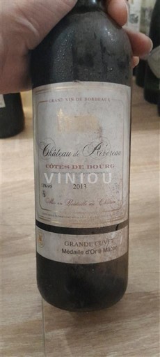 Burdeos Côtes-de-bourg Château Ribebon Grande 2011
